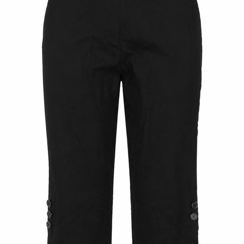 Lilia Womens Black Cotton Bermuda Shorts Size M L17 in Regular Pull On
