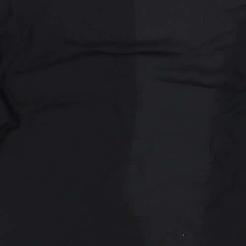 Cameo Rose Womens Black V-Neck Polyester Cape Jumper Size 8