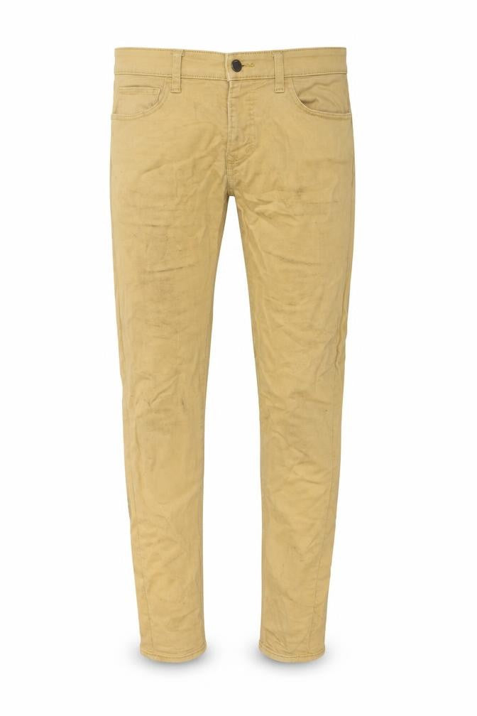 Uniqlo Mens Beige Cotton Skinny Jeans Size 30 in L34 in Regular Zip