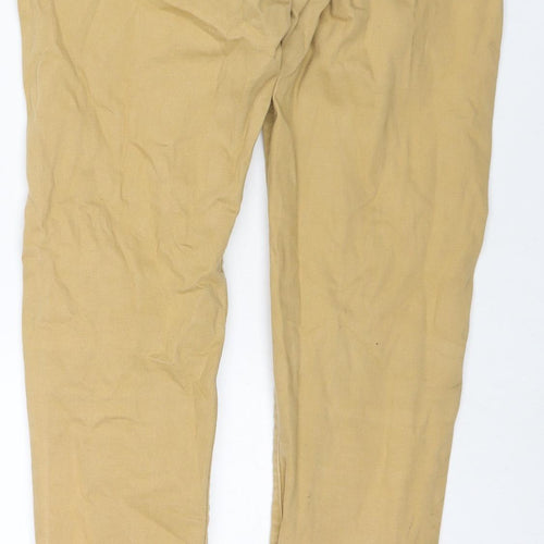 Uniqlo Mens Beige Cotton Skinny Jeans Size 30 in L34 in Regular Zip