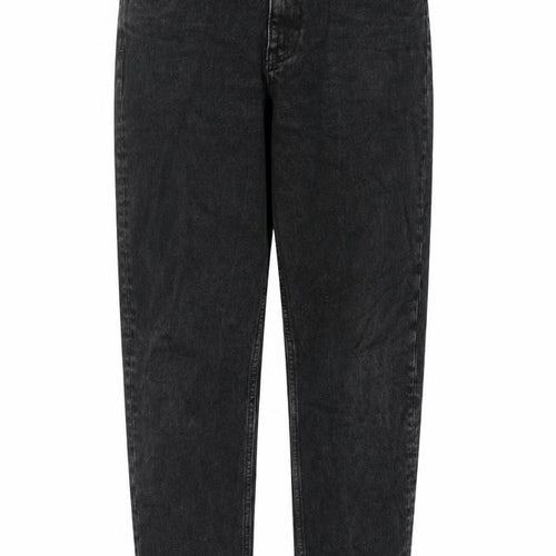 Weekday Womens Black Cotton Mom Jeans Size 31 in L30 in Regular Zip