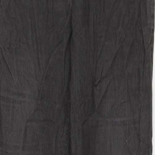 Jigsaw Womens Grey Cotton Snow Pants Trousers Size 10 L31 in Regular Zip