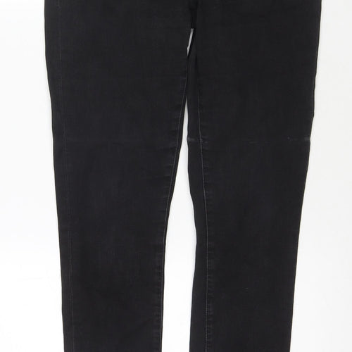 Levi's Womens Black Cotton Skinny Jeans Size 31 in L30 in Regular Zip