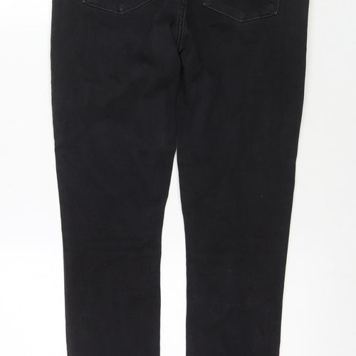 Levi's Womens Black Cotton Skinny Jeans Size 31 in L30 in Regular Zip