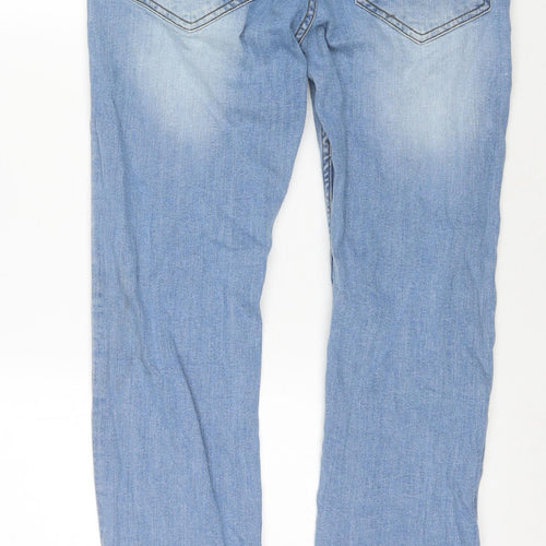 Denim & Co. Mens Blue Cotton Skinny Jeans Size 32 in L30 in Regular Zip