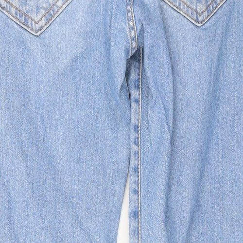 Levi's Mens Blue Cotton Straight Jeans Size 29 in L28 in Regular Zip