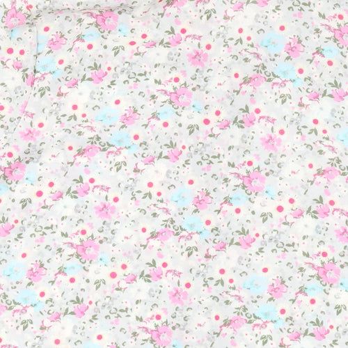 Nougat Womens Multicoloured Floral Polyester Basic Blouse Size XL Collared