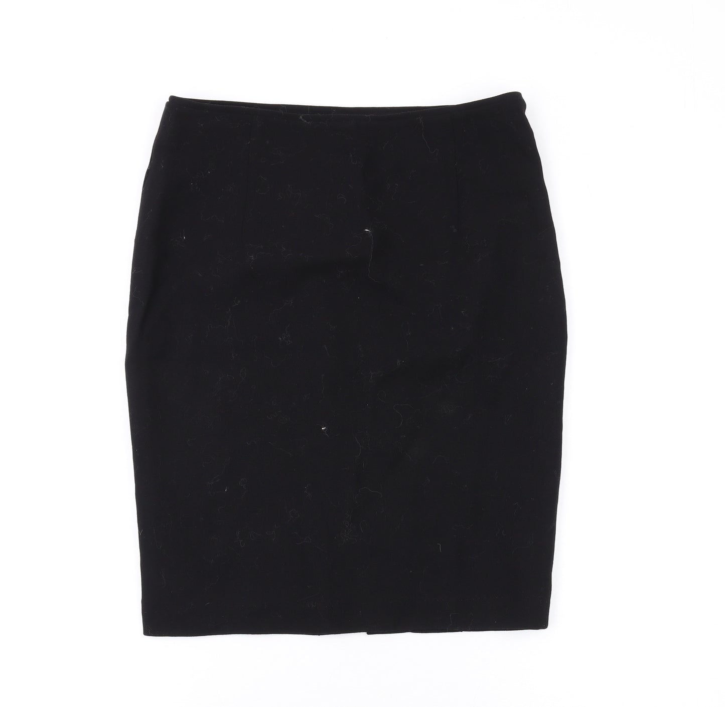Hobbs Womens Black Polyester Straight & Pencil Skirt Size 10 Zip