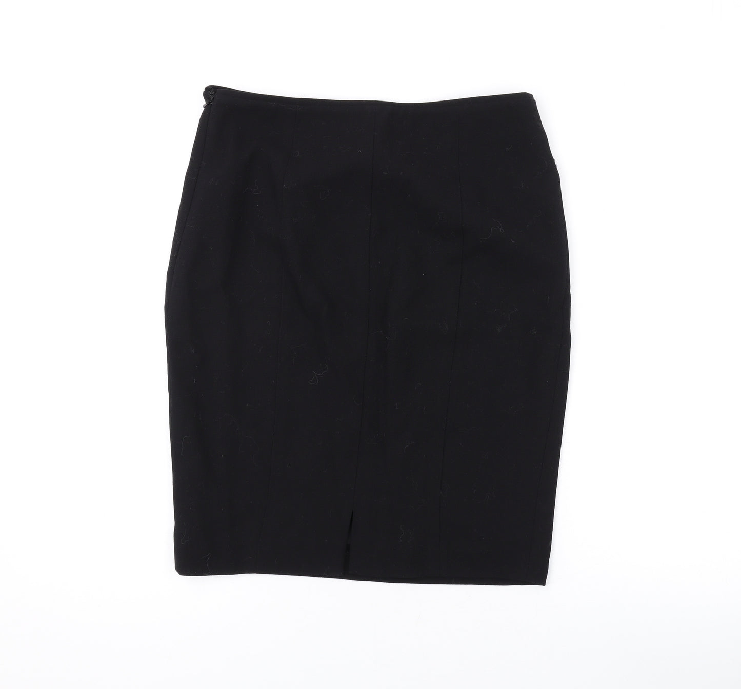 Hobbs Womens Black Polyester Straight & Pencil Skirt Size 10 Zip
