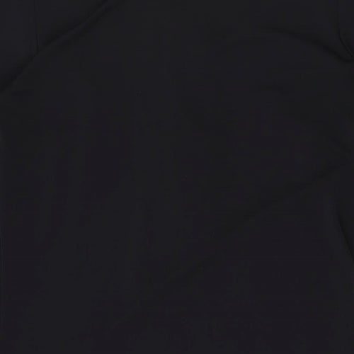 River Island Womens Black Polyester A-Line Size 8 Scoop Neck Pullover
