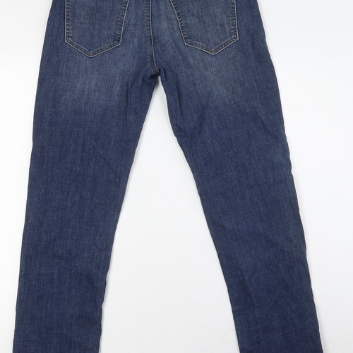 Gap Mens Blue Cotton Straight Jeans Size 34 in L31 in Regular Zip
