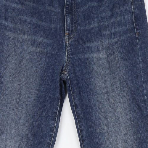 Gap Mens Blue Cotton Straight Jeans Size 34 in L31 in Regular Zip