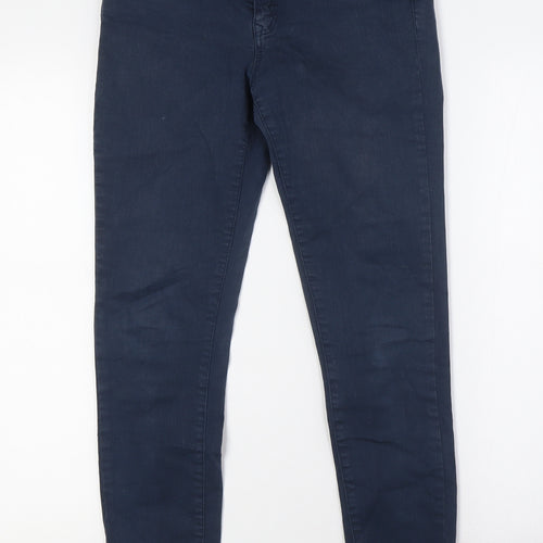 Pimkie Womens Blue Cotton Jegging Jeans Size 6 L27 in Regular Zip
