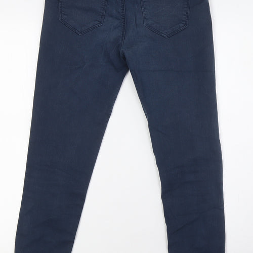Pimkie Womens Blue Cotton Jegging Jeans Size 6 L27 in Regular Zip