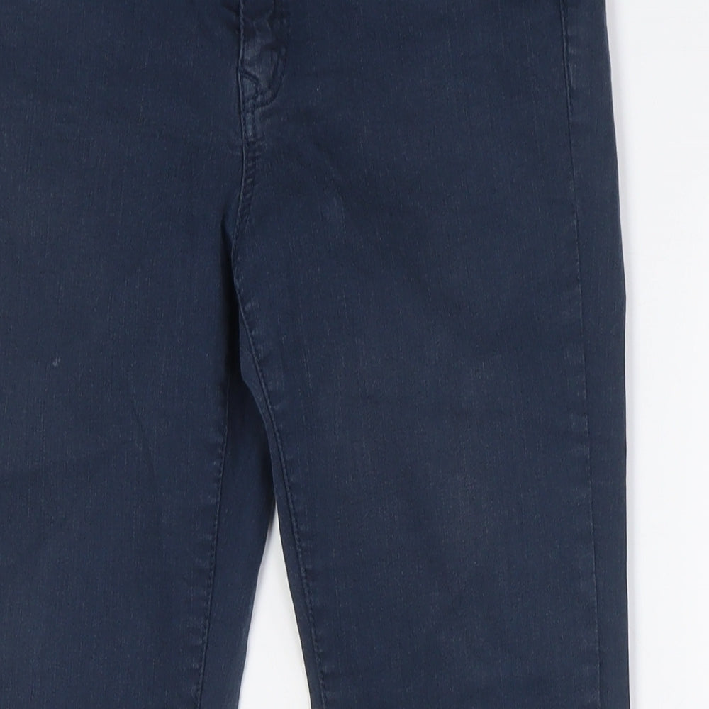 Pimkie Womens Blue Cotton Jegging Jeans Size 6 L27 in Regular Zip