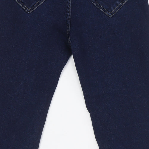 B.S Jeans Womens Blue Cotton Skinny Jeans Size 8 L29 in Regular Zip
