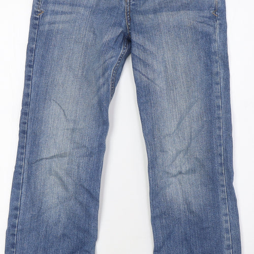 Cat&Jack Girls Blue Cotton Bootcut Jeans Size 12 Years L28 in Regular Zip