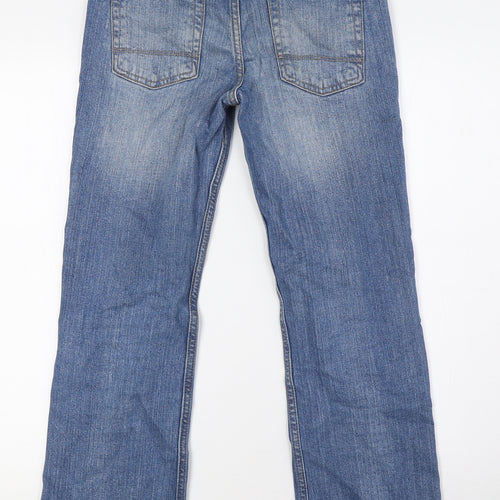 Cat&Jack Girls Blue Cotton Bootcut Jeans Size 12 Years L28 in Regular Zip