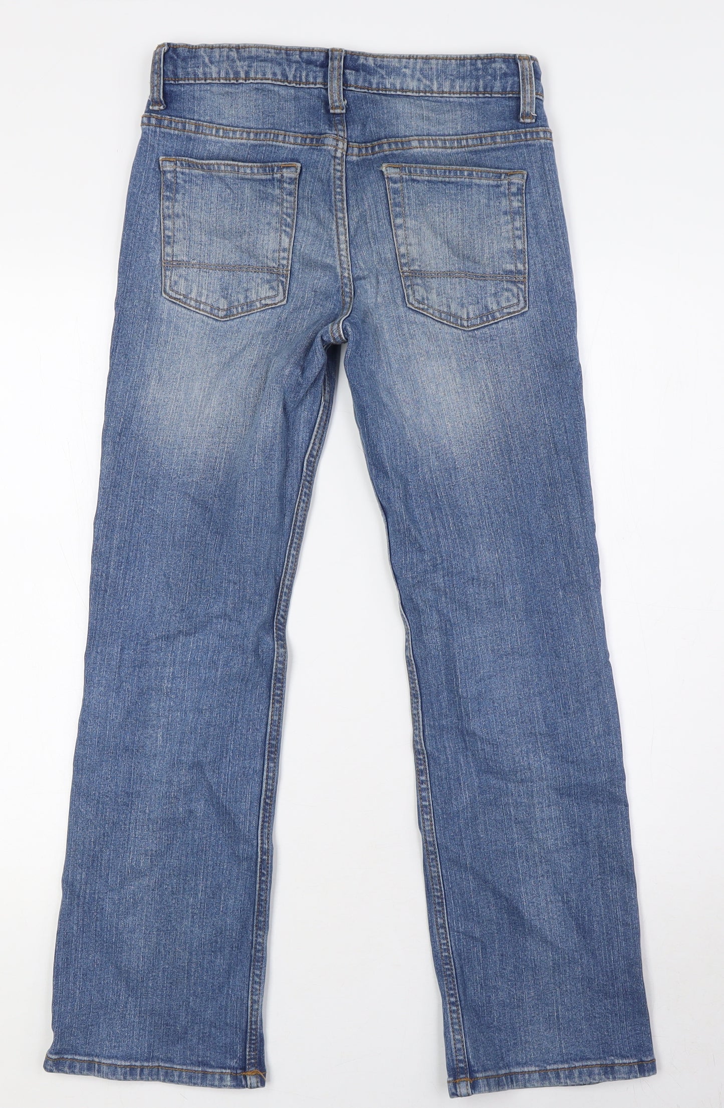 Cat&Jack Girls Blue Cotton Bootcut Jeans Size 12 Years L28 in Regular Zip