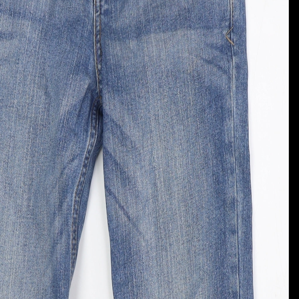 Cat&Jack Girls Blue Cotton Bootcut Jeans Size 12 Years L28 in Regular Zip