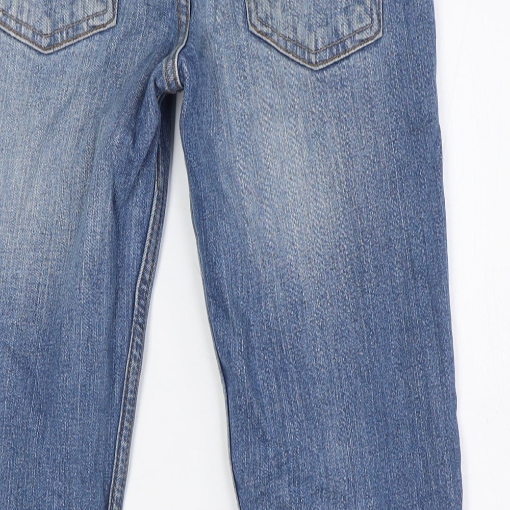 Cat&Jack Girls Blue Cotton Bootcut Jeans Size 12 Years L28 in Regular Zip