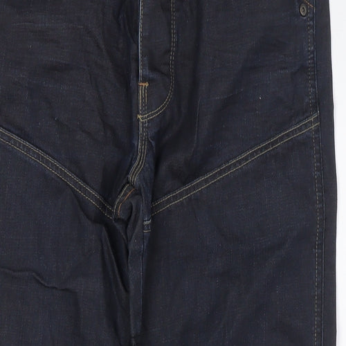 Utility 325 Mens Blue Cotton Straight Jeans Size 32 in L28 in Regular Button