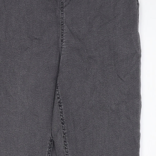 Marks and Spencer Womens Grey Cotton Jegging Jeans Size 12 L28 in Regular