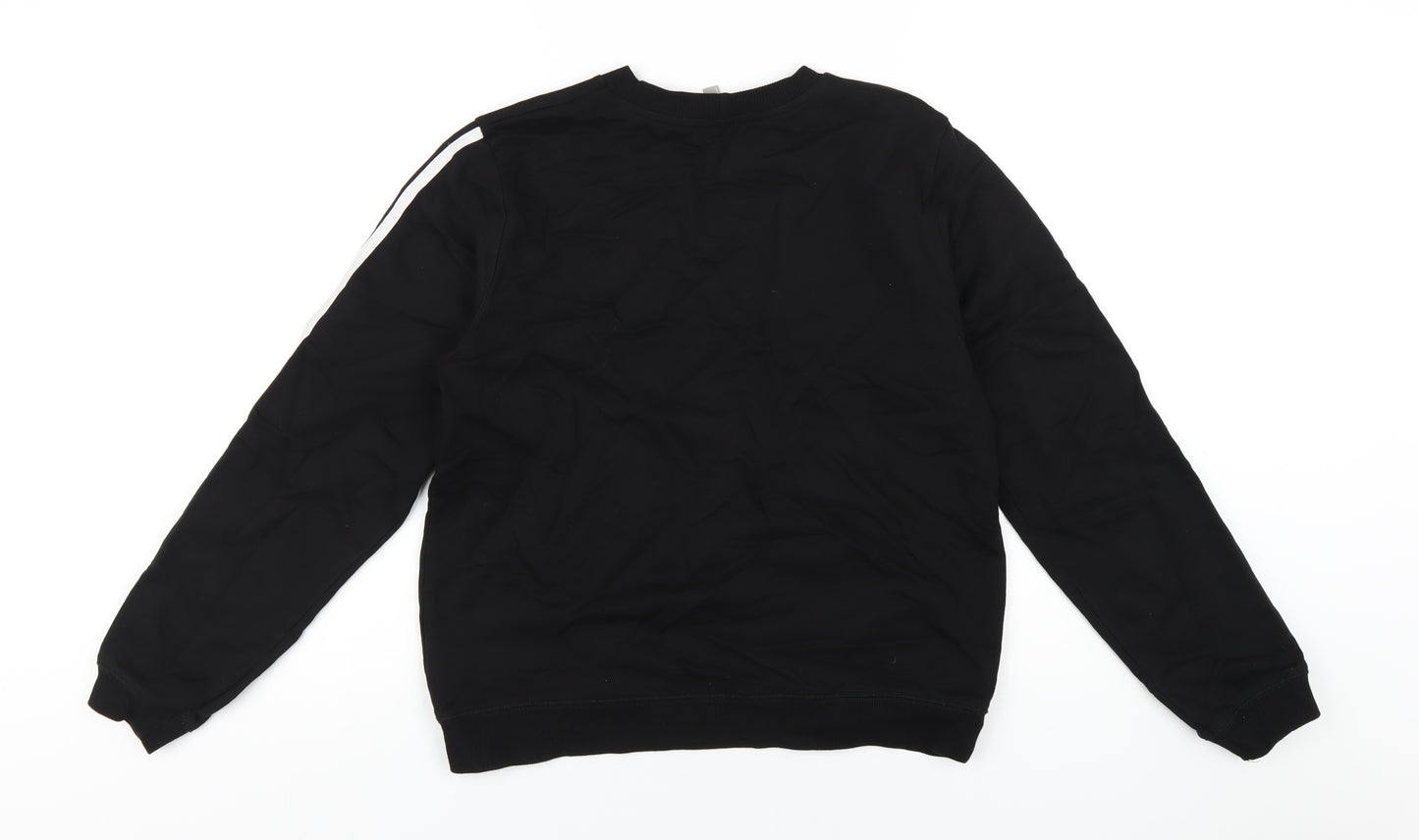ASOS Womens Black Cotton Pullover Sweatshirt Size 10 Pullover