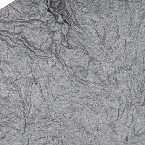 Gap Womens Silver Viscose Basic T-Shirt Size XL V-Neck