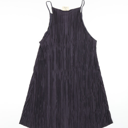 Pins & Needles Womens Purple Polyester A-Line Size M Square Neck Pullover
