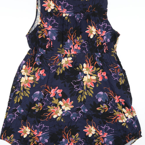 Torrid Womens Multicoloured Floral Viscose A-Line Size 12 V-Neck Pullover