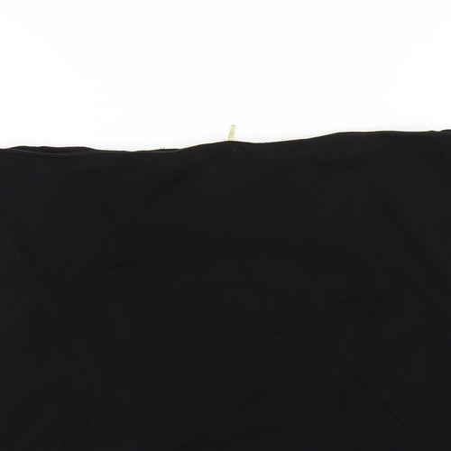 Per Una Womens Black Polyester Straight & Pencil Skirt Size 16 Zip