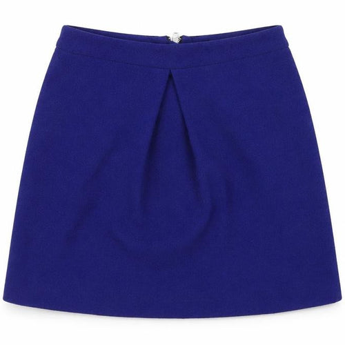 New Look Girls Blue Polyester A-Line Skirt Size 12-13 Years Regular Zip