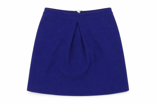 New Look Girls Blue Polyester A-Line Skirt Size 12-13 Years Regular Zip