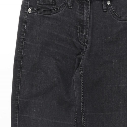 Great Plains Womens Black Cotton Skinny Jeans Size 8 L29 in Regular Zip