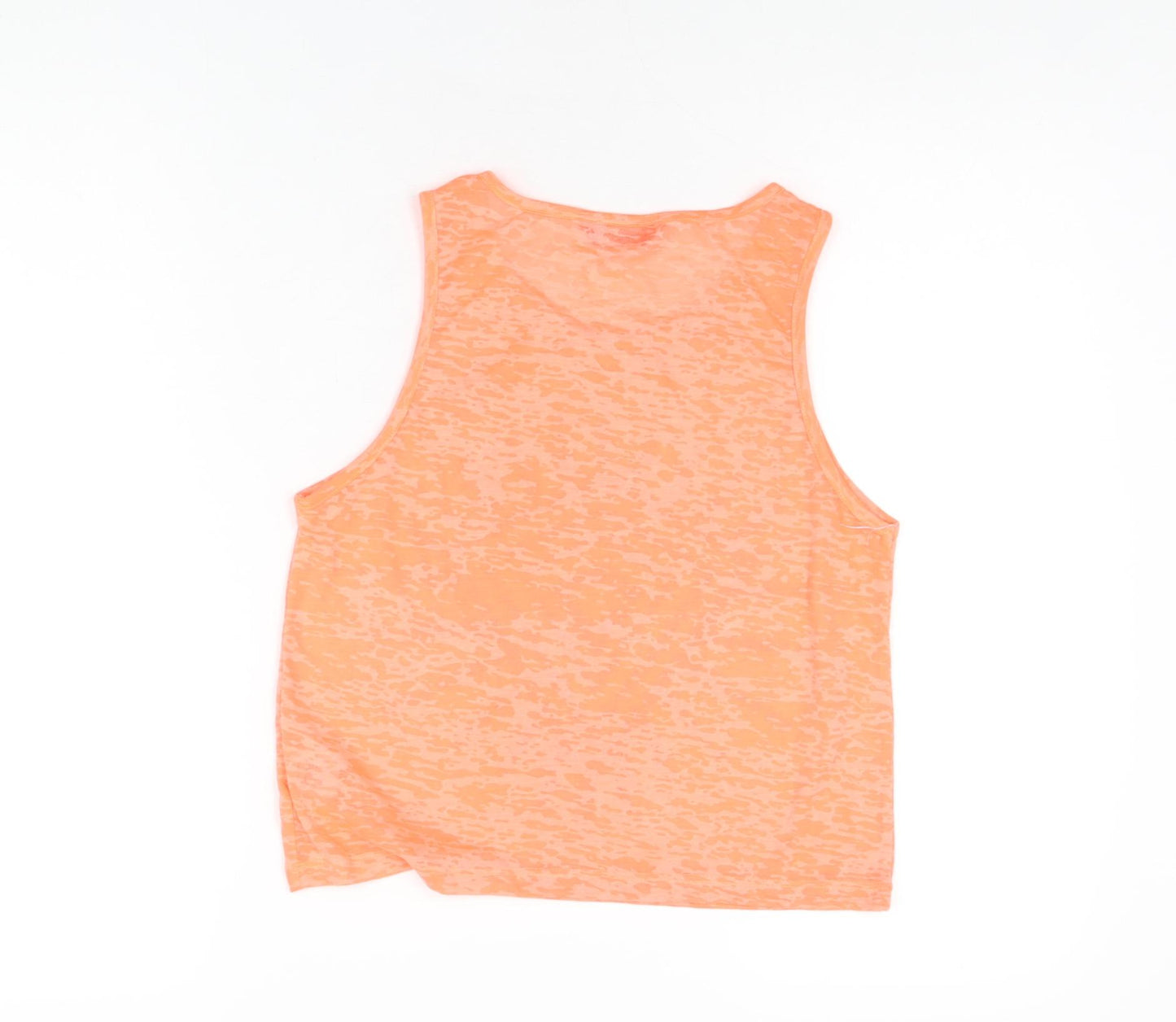 Internacionale Womens Pink Polyester Basic T-Shirt Size 10 Scoop Neck