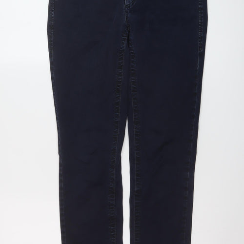 Marccain Mens Blue Cotton Skinny Jeans Size 30 in L30 in Regular Button
