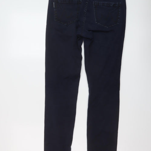 Marccain Mens Blue Cotton Skinny Jeans Size 30 in L30 in Regular Button