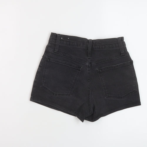 Madewell Womens Green Cotton Hot Pants Shorts Size 23 in L3 in Regular Button