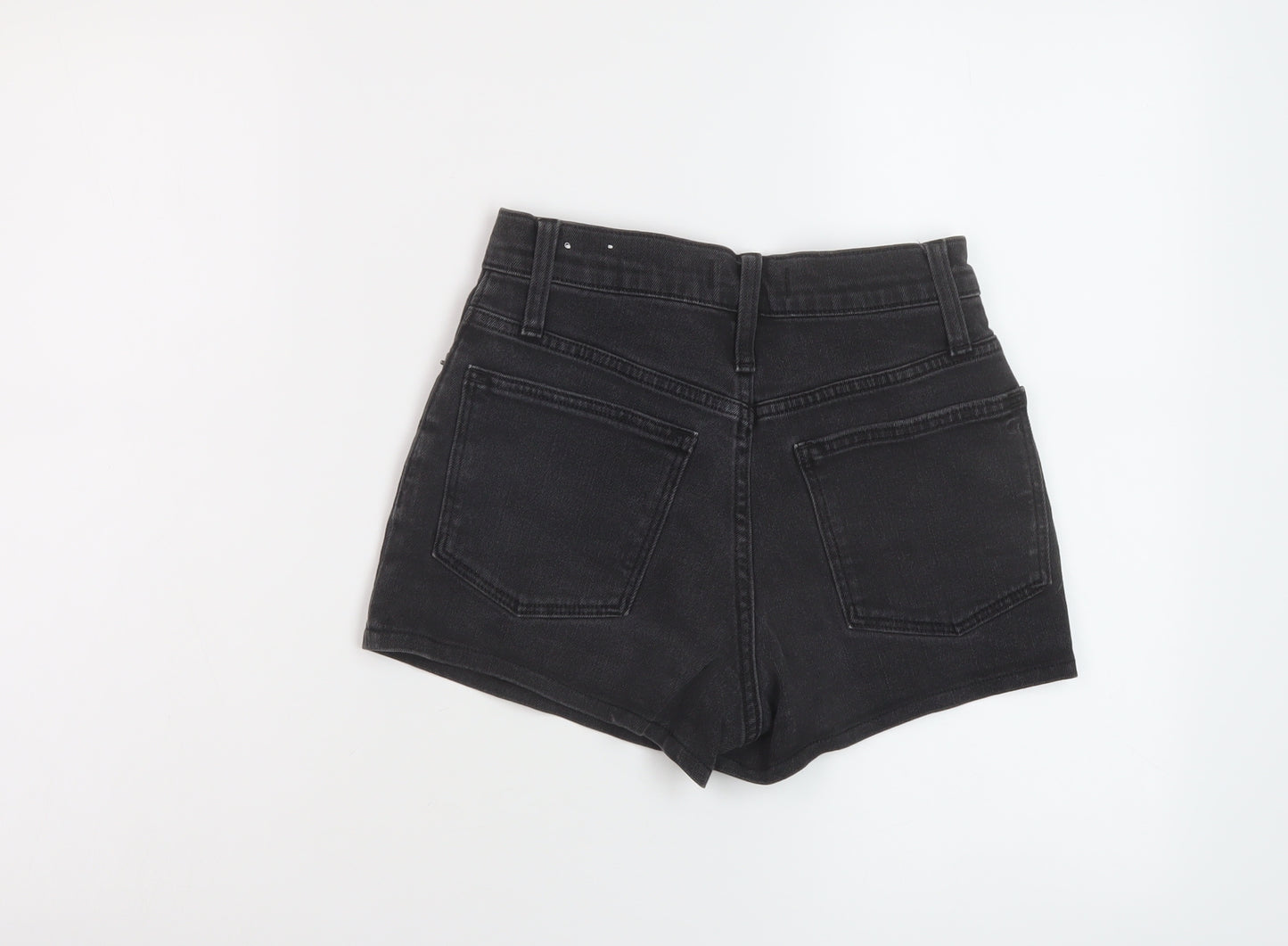 Madewell Womens Green Cotton Hot Pants Shorts Size 23 in L3 in Regular Button