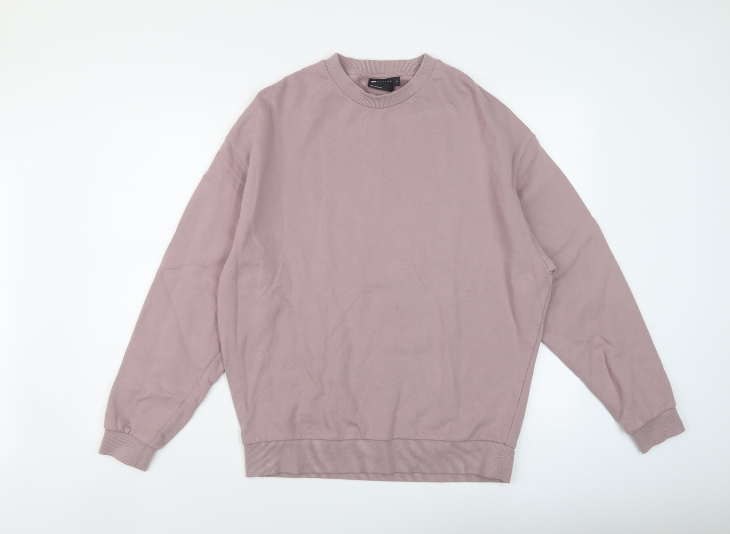 ASOS Womens Pink Cotton Pullover Sweatshirt Size S Pullover