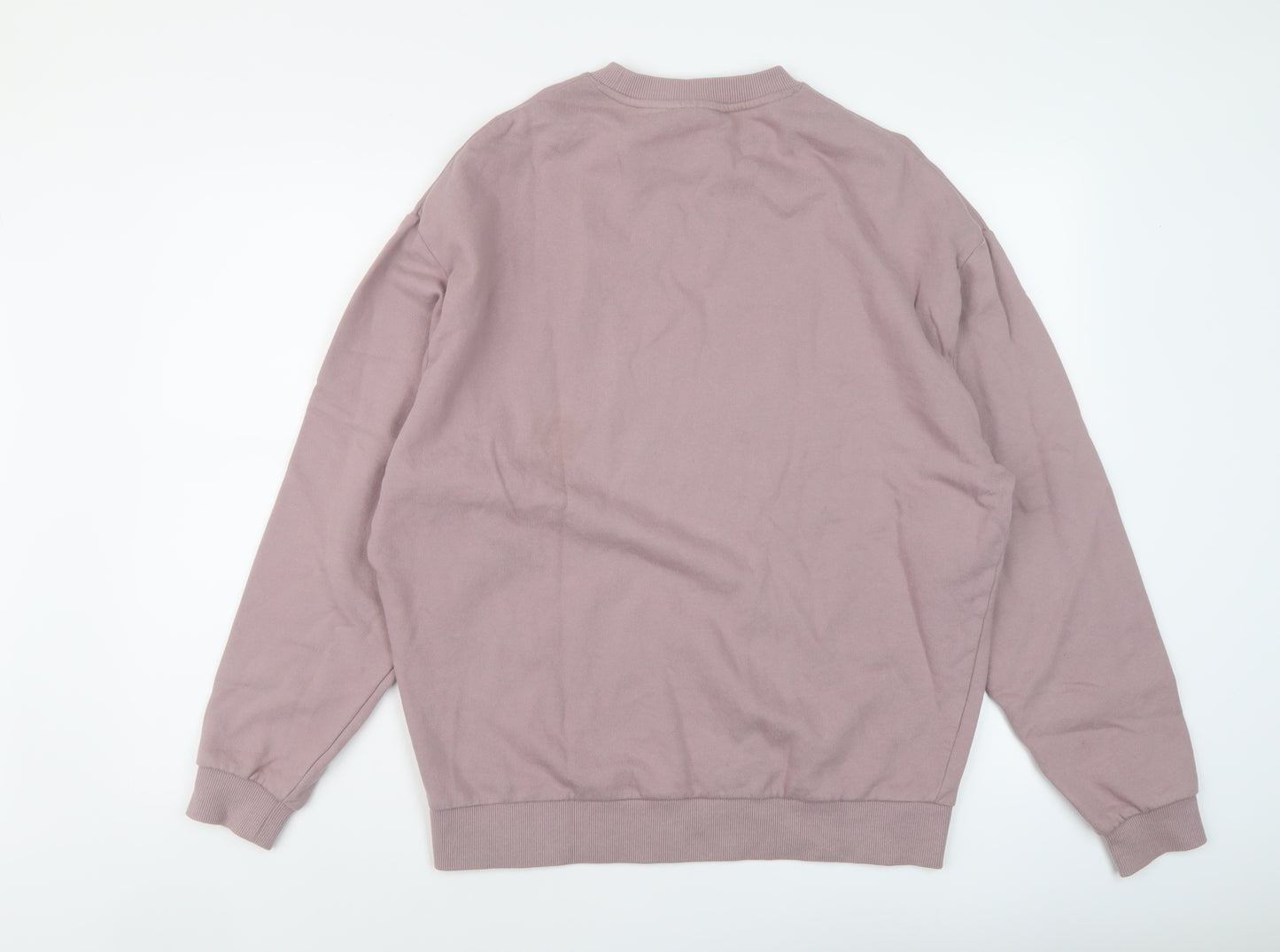 ASOS Womens Pink Cotton Pullover Sweatshirt Size S Pullover