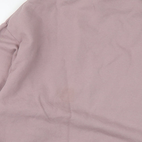 ASOS Womens Pink Cotton Pullover Sweatshirt Size S Pullover