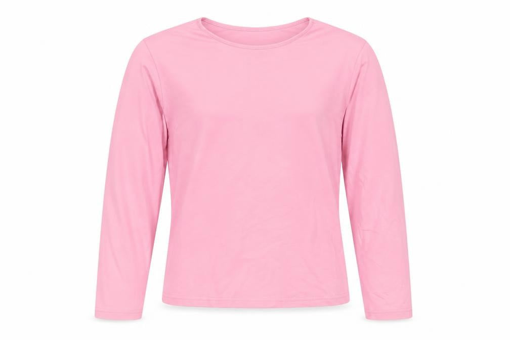 Mexx Womens Pink Polyester Basic T-Shirt Size L Round Neck