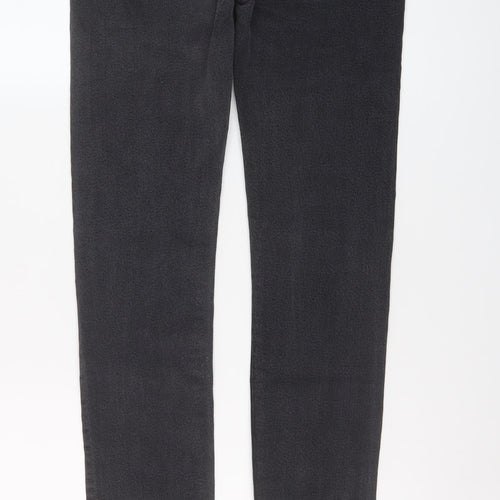 Levi's Mens Grey Cotton Skinny Jeans Size 30 in L34 in Regular Button