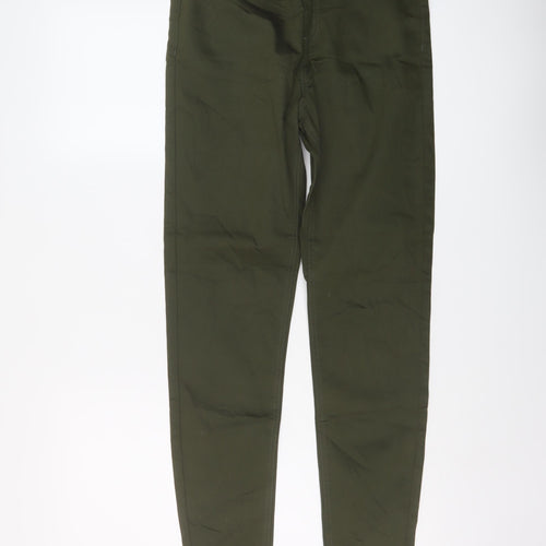 Marks and Spencer Womens Green Cotton Jegging Jeans Size 12 L30 in Regular