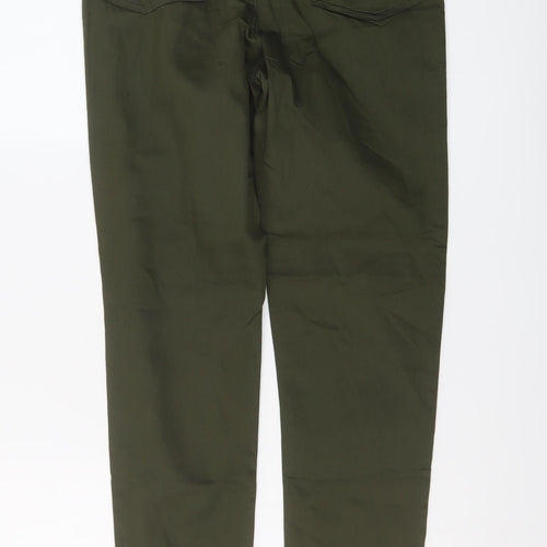 Marks and Spencer Womens Green Cotton Jegging Jeans Size 12 L30 in Regular