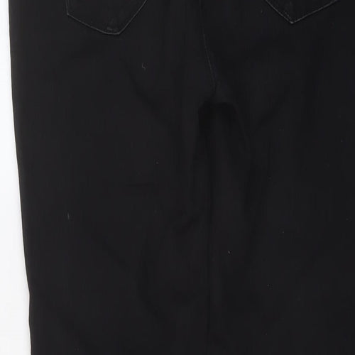 Denim & Co. Womens Black Cotton Jegging Jeans Size 10 L28 in Regular