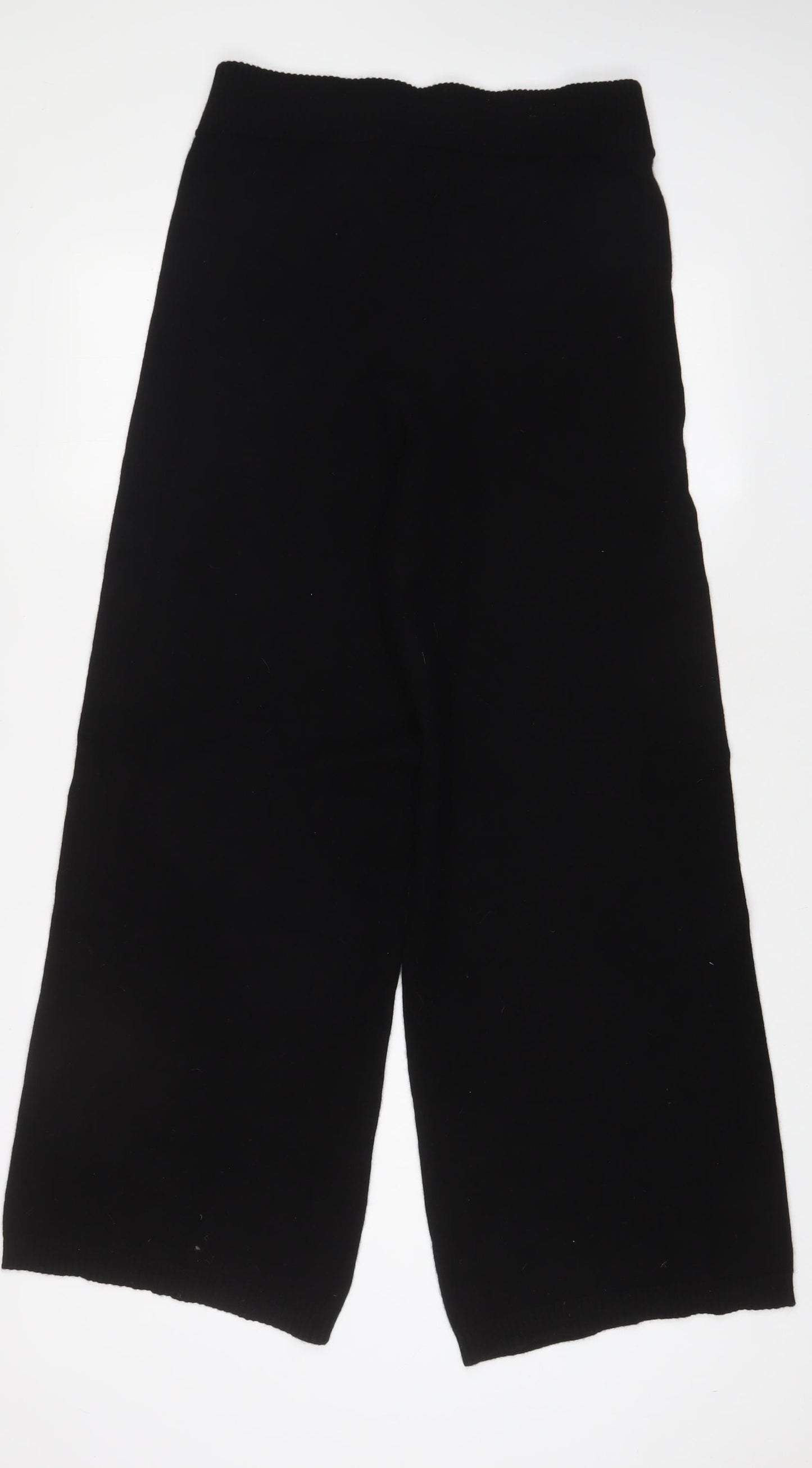 Autograph Womens Black Cashmere Trousers Size S L31 in Regular