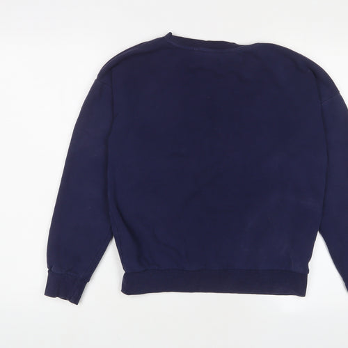NEXT Womens Blue Cotton Pullover Sweatshirt Size XS Pullover